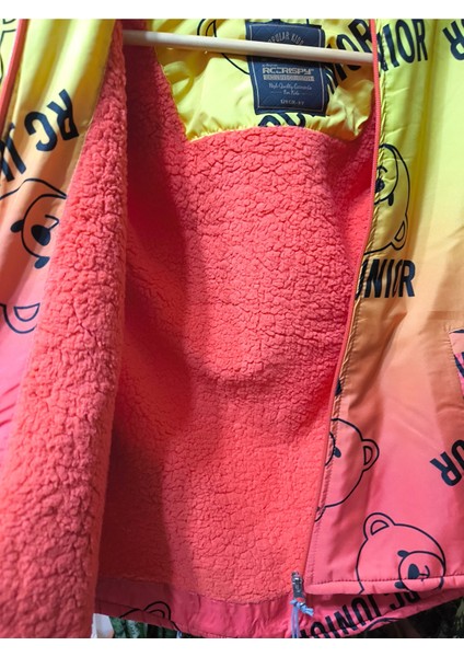 Kız Erkek Çocuk Unisex Mont Kışlık Spor Içi Mifyonlu Kapüşonlu &kaban & Parka