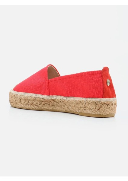 Nathalie Kırmızı Kadın Düz Espadril modelleri