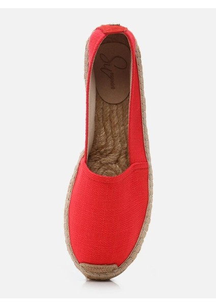Nathalie Kırmızı Kadın Düz Espadril fırsatları