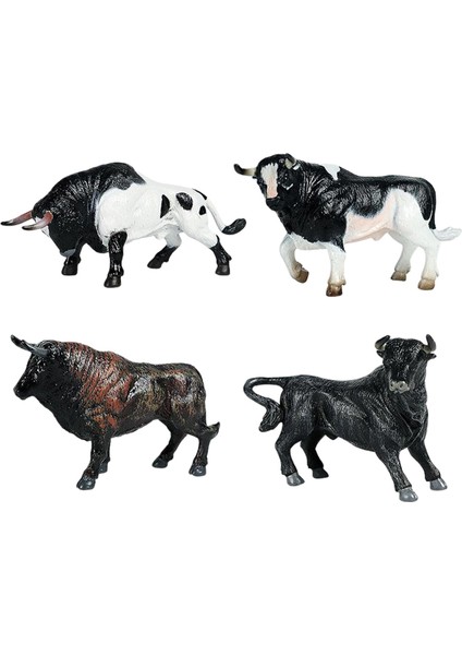 4 Heykelcik Simüle Edilmiş Boğa Nimals Ğitimi (Yurt Dışından) fiyatları
