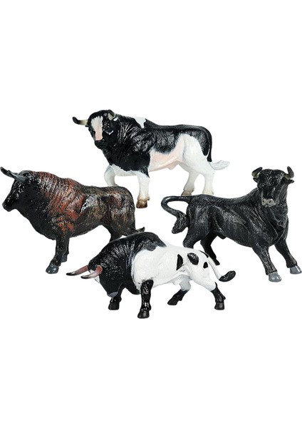 4 Heykelcik Simüle Edilmiş Boğa Nimals Ğitimi (Yurt Dışından) fırsatları