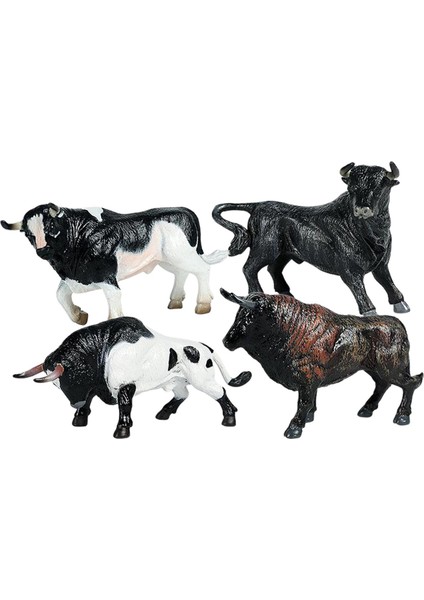 4 Heykelcik Simüle Edilmiş Boğa Nimals Ğitimi (Yurt Dışından) indirimleri