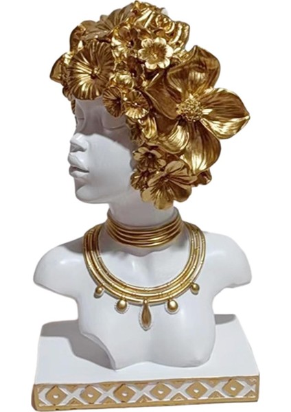 Afrikalı Kadın Heykel Icı Figürin Odası Üstü C (Yurt Dışından) fiyatları