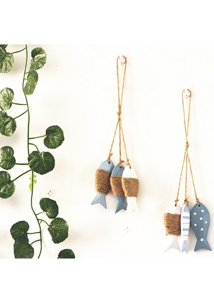 Odun Balıkları Kolye Oturma Odası Için Dekor (3 Balık) Renk 02 (Yurt Dışından) fırsatları