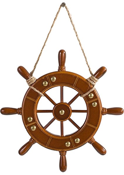 Ahşap Dekor Heykel Tekerleğ (Yurt Dışından)