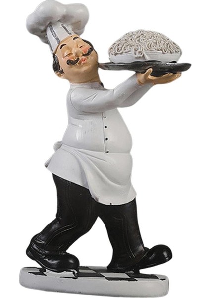 Fransız Şef Figürin Mutfak Süsleme Reçine Cook Heykeli Heykel Dekoratif Erişte (Yurt Dışından) fırsatları
