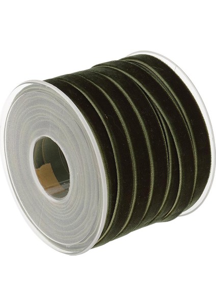 20YDS Çok Amaçlı Kadife Kurdele Süslemeleri Fiyonk Süslemeleri Zanaat Yeşili (Yurt Dışından) fırsatları