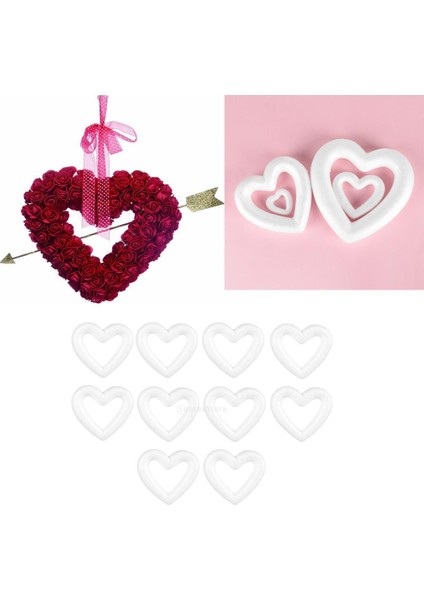 2/5 / 10X Polistiren Sevgililer Günü Ük Şekli Toplar 13.5cm (Yurt Dışından) indirimleri