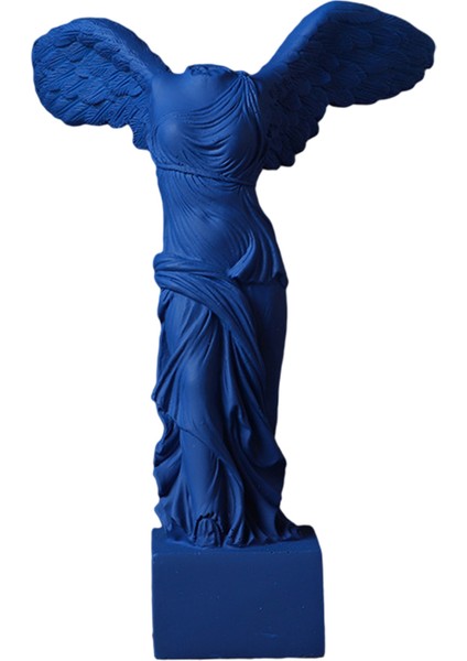 Samothrace Iça Heykeli Figürin Mevcut 16.5X24.5CM Mavi (Yurt Dışından)