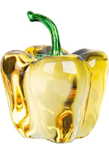 Kristal Meyve Heykel I I Dekorasyonu Süsleme Sarı Biber (Yurt Dışından) fiyatları