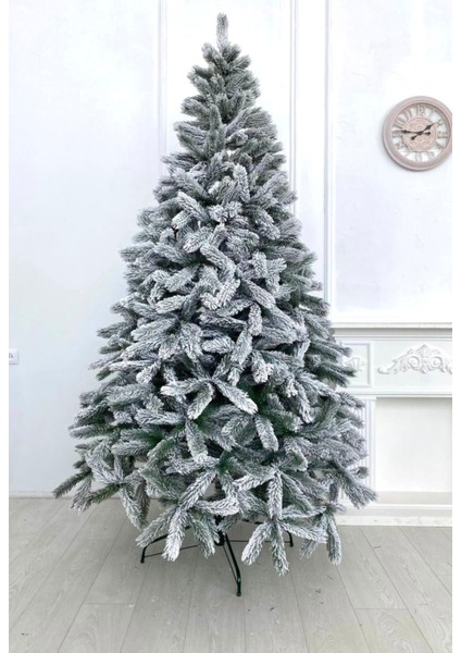 1 Adet Ithal Lüks Karlı Yılbaşı Ağacı 210 cm