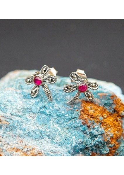 925 Ayar Gümüş Çocuk Küpesi SKÜ00032