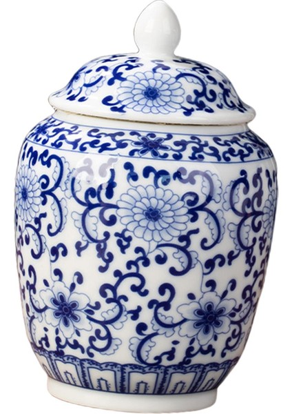 Seramik Zencefil Kavanoz Kavanoz Zanaatlar Vintage Chinoiserie (Yurt Dışından) fırsatları