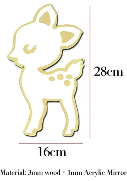 Reh Için Asılı Ahşap Halatlı Akrilik (Yurt Dışından) fiyatları