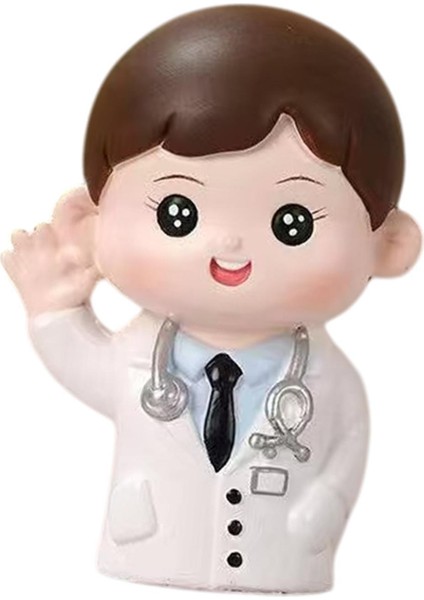 Doktor Heykeli Figür Süsü Kek Topper Doğum Günü Partisi Nişan Doktor (Yurt Dışından) fiyatları