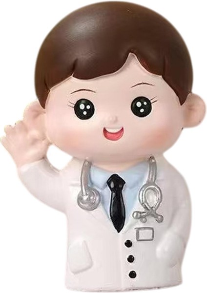Doktor Heykeli Figür Süsü Kek Topper Doğum Günü Partisi Nişan Doktor (Yurt Dışından) indirimleri