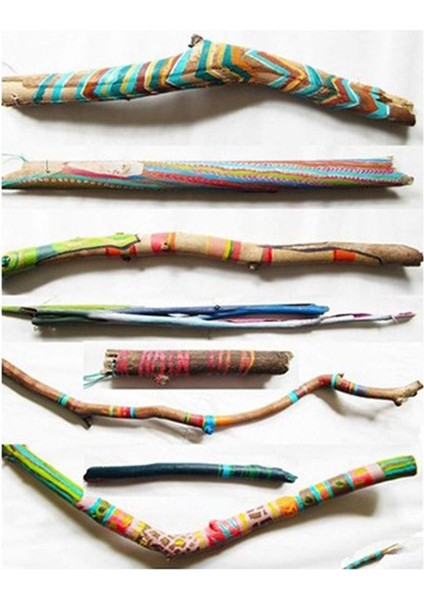 Dıy El Sanatları Için 50 Pc Çubukları Fotoğraf Dalgaları 20CM WOOD07 (Yurt Dışından) fiyatları