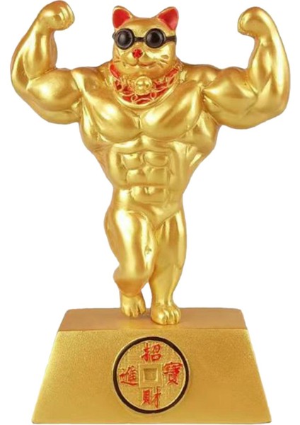 Altın Heykeller Konuksever Oturma Odası Için Açılış Altın 9X7X16CM (Yurt Dışından)