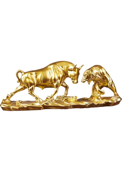 Ayı Ğa Heykeli Ev I Için Gerçekçi Sığır Heykelleri Altın 40X11X15.5CM (Yurt Dışından) fırsatları
