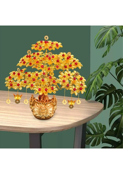 Ağaç Feng Shui Heykeli Zenginlik ve Şans Bonsai (Yurt Dışından) modelleri