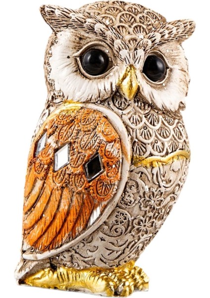 Baykuş Heykeli Dekor Raf Dekor Odası Çok Yönlü Kompakt Kuş Severler Için Sarı (Yurt Dışından) fiyatları