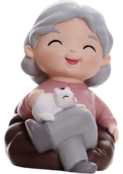 Büyükbaba Heykeli Minyatür Heykelcik Kek Dekorasyonu (Yurt Dışından)