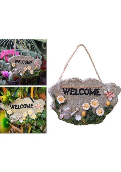 Kapı Asma Ön Kapı El Yapımı Kapı Plak Bahçesi Açık Bir Kürek ile Karşılama Tabelası (Yurt Dışından) indirimleri