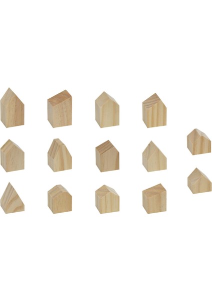 14 Bitmemiş Ahş Ahşap El Sanatları Raf Çubuğu (Yurt Dışından)