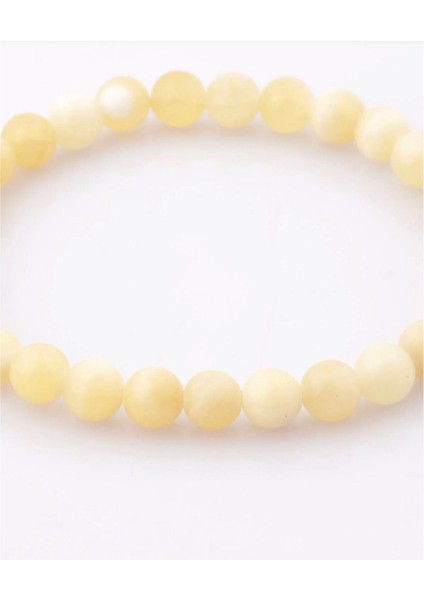 Kalsit Doğal Taş Bileklik 6 mm Yuvarlak Kesim fiyatları