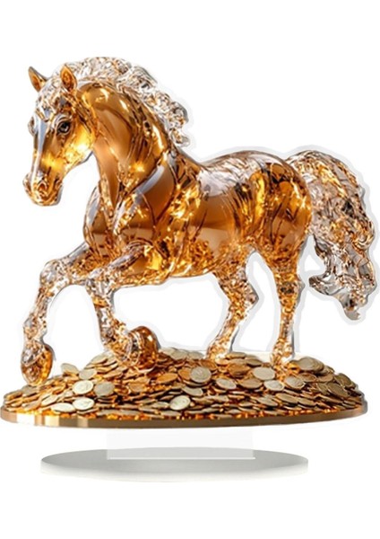 Dolap Oturma Odası Tatili Için At Şeklindeki Akrilik Merkezi (Yurt Dışından)