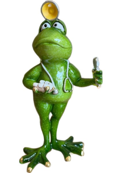 Kurbağa Heykeli Ayakta Odası Raf I Için Kurbağa Sculpture (Yurt Dışından)