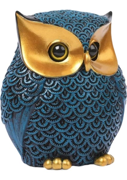 Owl Heykeli Dekor Kompakt Hayvan Heykeli Oturma Odası Ofis Kitaplığı (Yurt Dışından) modelleri