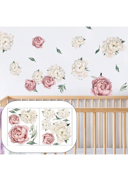 Şık Çiçekleri Çıkartmaları Dekoratif Çiçek Çıkartmaları Kı Odası Için (Yurt Dışından) fiyatları