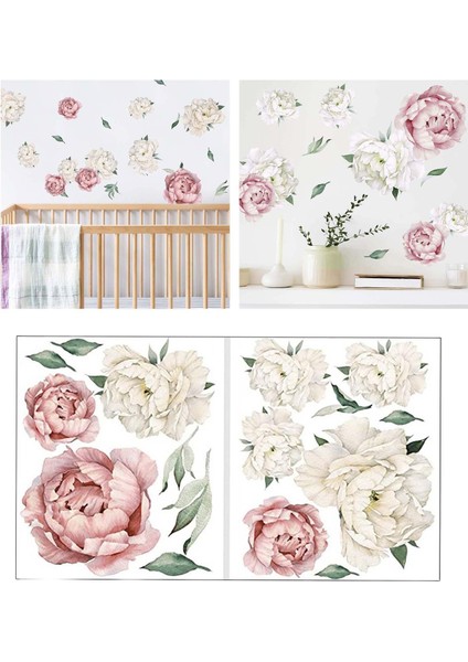 Şık Çiçekleri Çıkartmaları Dekoratif Çiçek Çıkartmaları Kı Odası Için (Yurt Dışından) modelleri