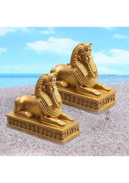 2x Antik Heykeller Heykel, Figürin Mitolojisi Firavun Reçine El I Masaüstü Eserleri Dolap Ev .3X7X6.2CM (Yurt Dışından) fiyatları