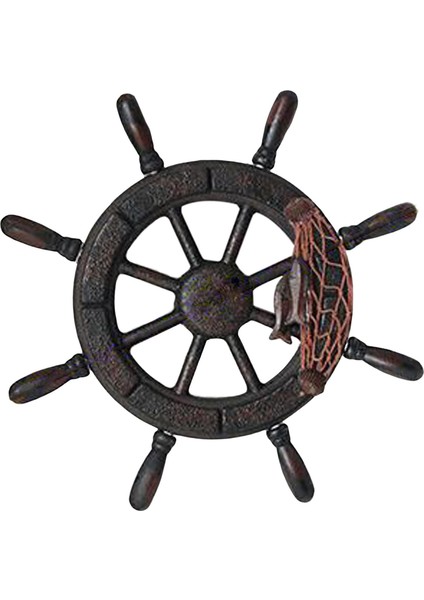 Vintage Gemi Tekerlek Ahşap Asılı Direksiyon 32X3X32CM (Yurt Dışından) fırsatları