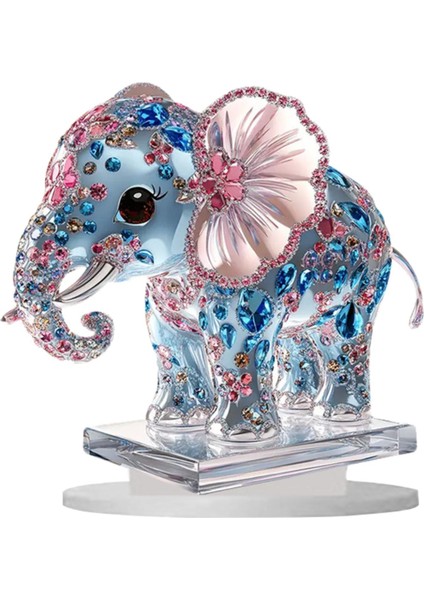 Masaüstü Heykel Fil Heykeli Akrilik Dekor Leri Masaüstü (Yurt Dışından)