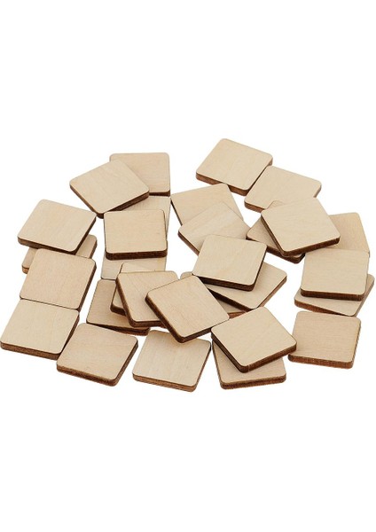 30X Kare Mdf Bitmemiş Ahşap Boş Dıy Boyama Çizim 20X20MM 20X20MM 30 Parçası (Yurt Dışından) fiyatları