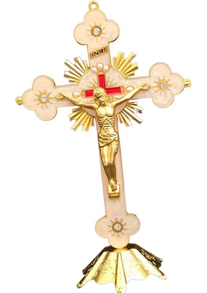 Sunak Standlı Haç Sculpture Crucifix Ayakta (Yurt Dışından) fırsatları