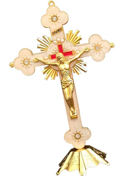 Sunak Standlı Haç Sculpture Crucifix Ayakta (Yurt Dışından) indirimleri