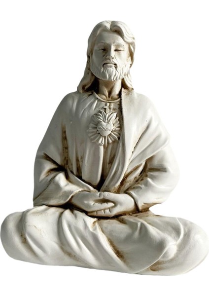 Meditasyon Isa Heykelcik Noel Üstü Dekorasyon Xmas Koleksiyonu El (Yurt Dışından) fiyatları