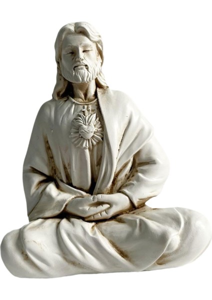 Meditasyon Isa Heykelcik Noel Üstü Dekorasyon Xmas Koleksiyonu El (Yurt Dışından) modelleri