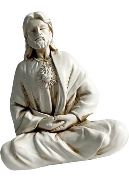 Meditasyon Isa Heykelcik Noel Üstü Dekorasyon Xmas Koleksiyonu El (Yurt Dışından) indirimleri