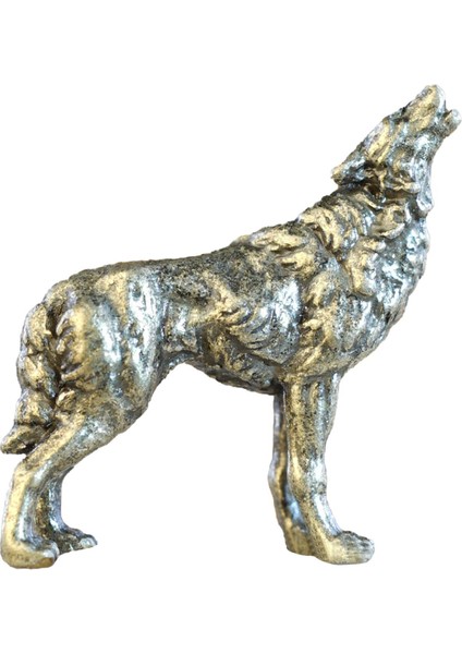 Işım Kurt Heykelcik Tahsil Edilebilir Küçük Benzeri Dekoratif Heykel Kum Için (Yurt Dışından) modelleri