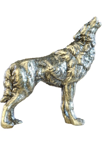 Işım Kurt Heykelcik Tahsil Edilebilir Küçük Benzeri Dekoratif Heykel Kum Için (Yurt Dışından) indirimleri