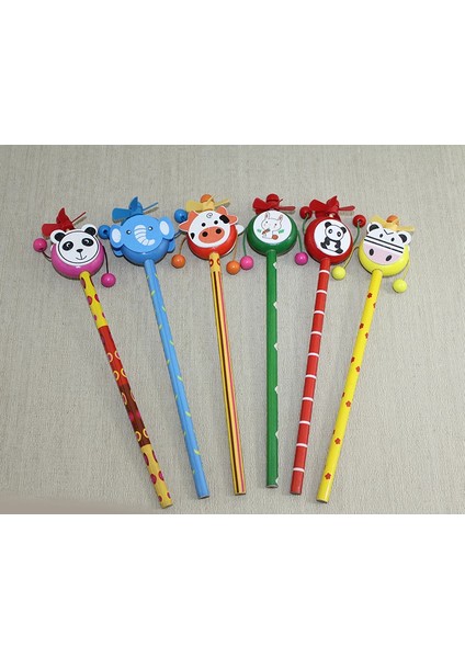 Ahşap Hayvan Figürlü Kurşun Kalem