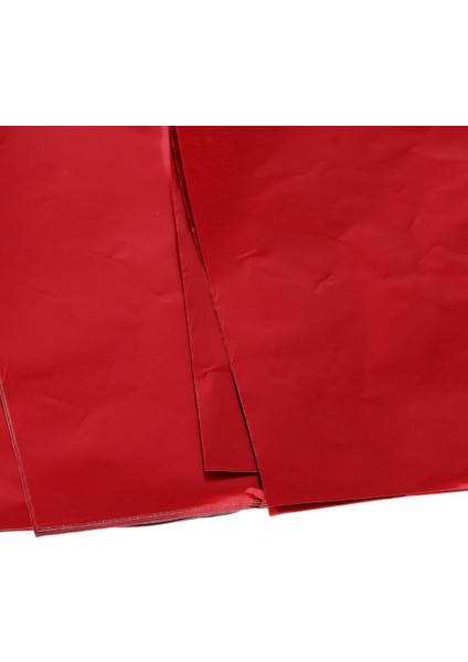 100 Paket Alüminyum Ş Çikolata Ambalajları Yap 8X8CM Düğün Dekoru Kırmızı (Yurt Dışından) modelleri