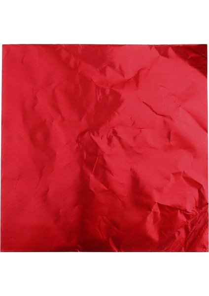 100 Paket Alüminyum Ş Çikolata Ambalajları Yap 8X8CM Düğün Dekoru Kırmızı (Yurt Dışından) fırsatları