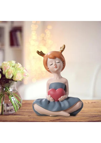 Penceresi Için Kız Heykel Zanaat Heykelcik .3x4.5cm (Yurt Dışından) modelleri