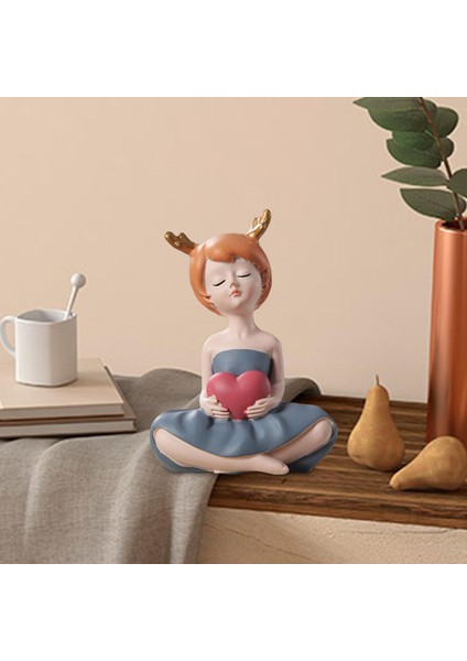 Penceresi Için Kız Heykel Zanaat Heykelcik .3x4.5cm (Yurt Dışından) indirimleri